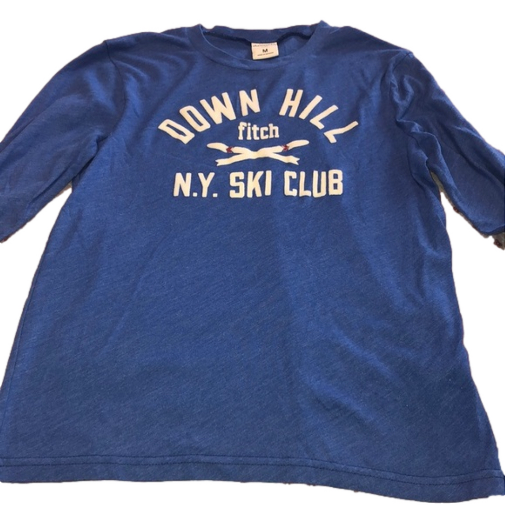 🦕Abercrombie kids blur GUC long sleeve shirt size M🦕